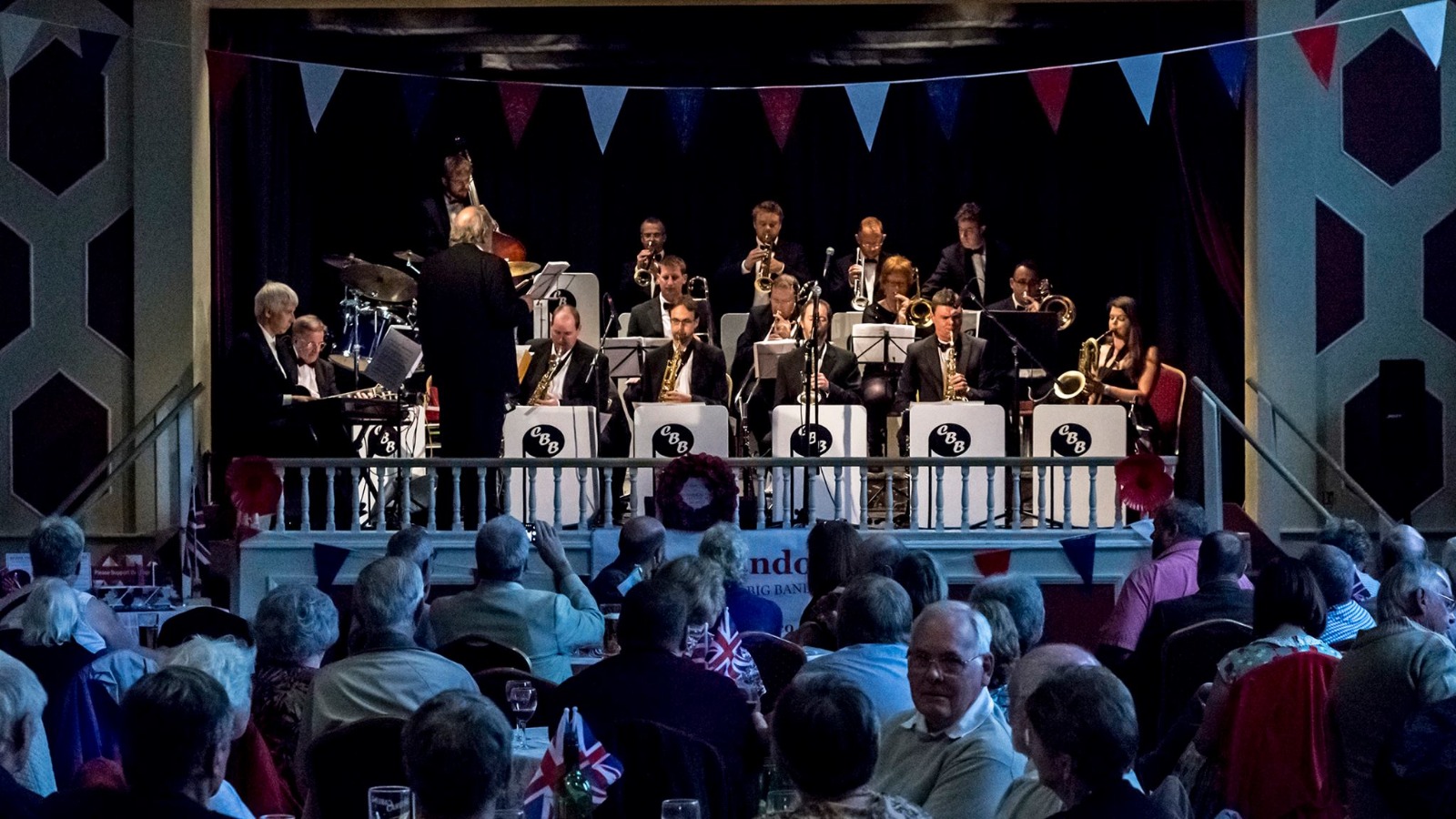 Crescendo Big Band performing at Watson Hall, Tewkesbury in 2016